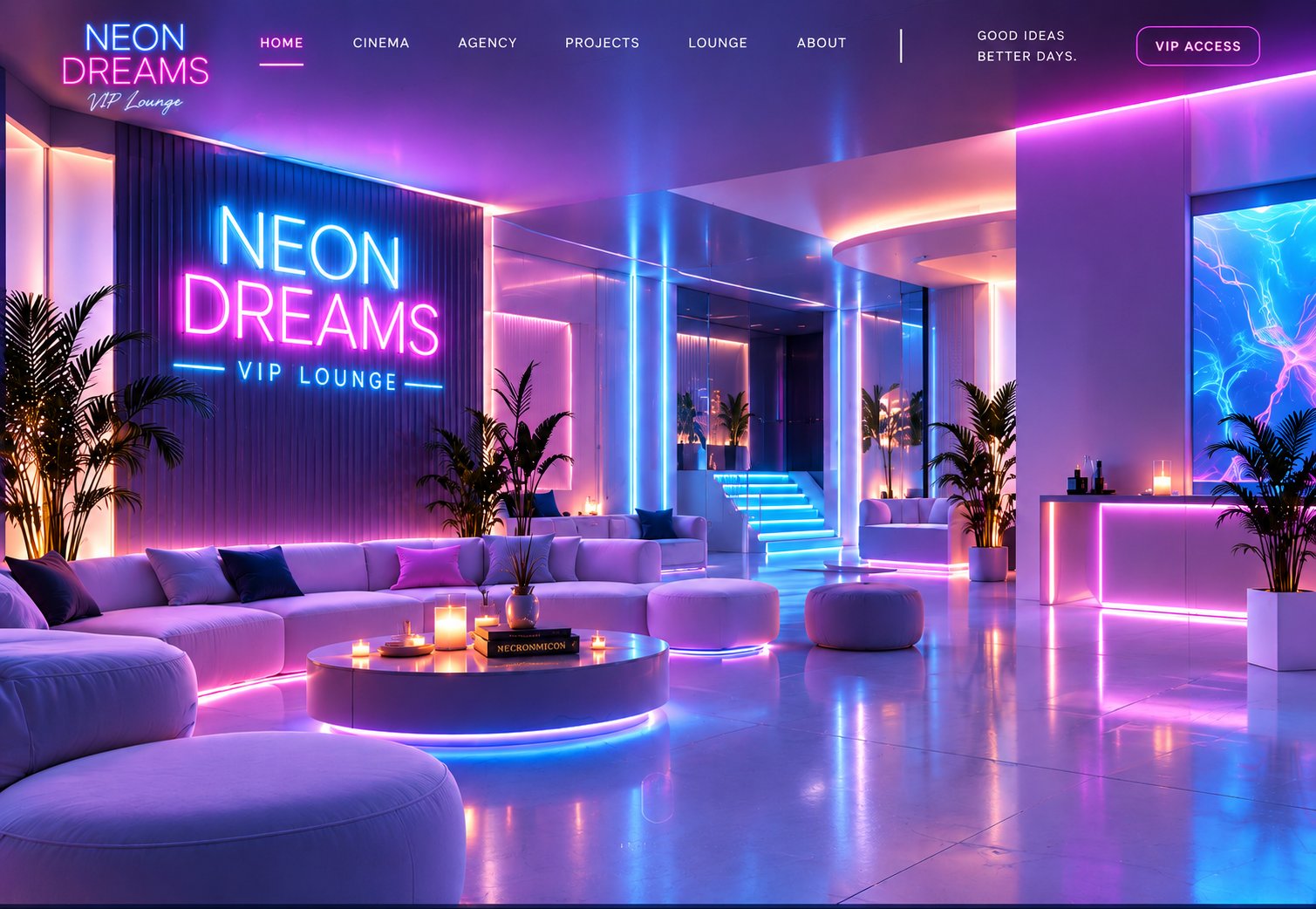 Neon Dreams VIP Lounge